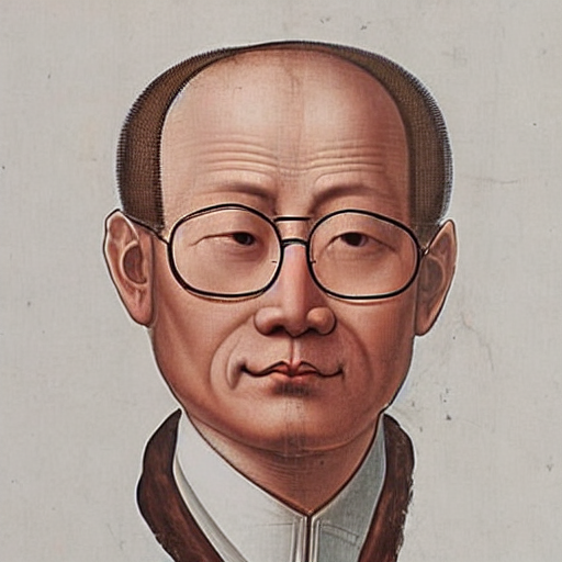 AI generated portrait of Hai Chen