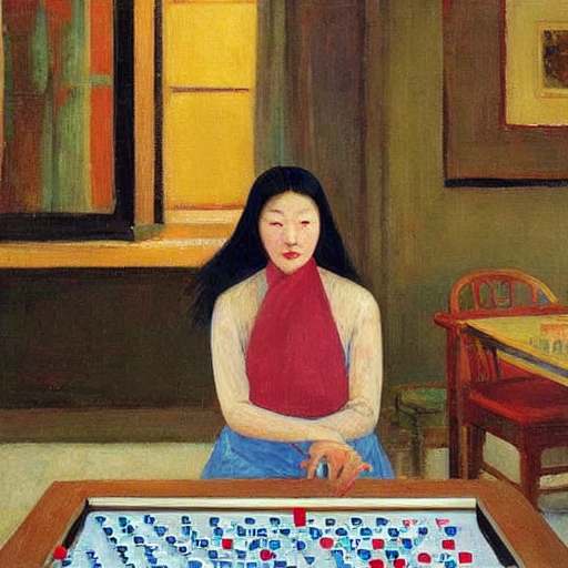 AI generated portrait of Yelingzi(Lingzi) Liu