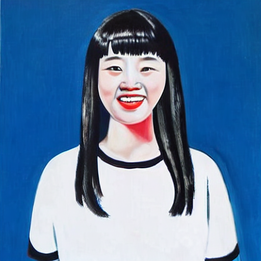 AI generated portrait of Yixuan Meng