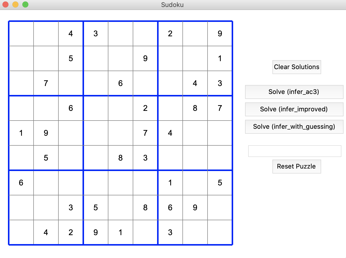Solved Sudoku Solver Description For the uninitiated, a